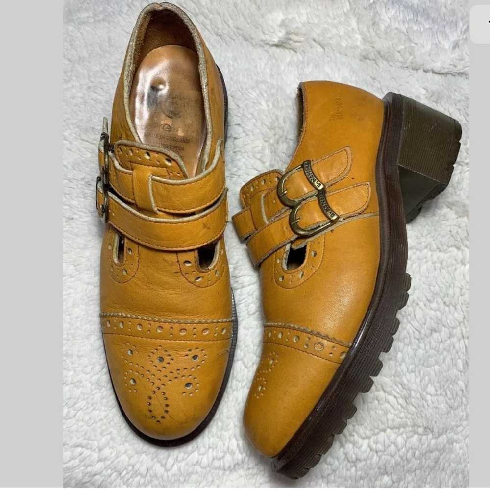 Vintage Dr. Martens Mary Jane Wingtip Platform